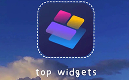 Top Widgets自定义设置组件的方法步骤